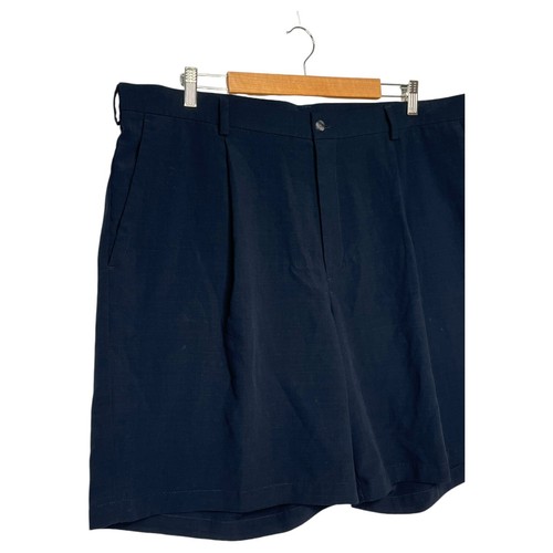 Nike Golf Shorts Mens 42 Pleated Front Chino Athletic Classic Casual Navy Blue - Picture 7 of 13