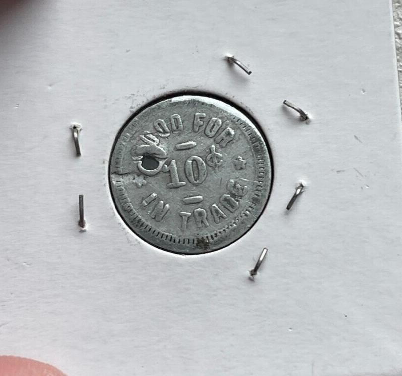 Parkston South Dakota SD O&A Kayser 10 Cents Trade Token L2 eBay