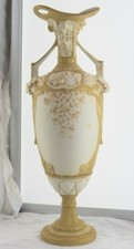 Beau Vase Royal Dux Femme Art Nouveau