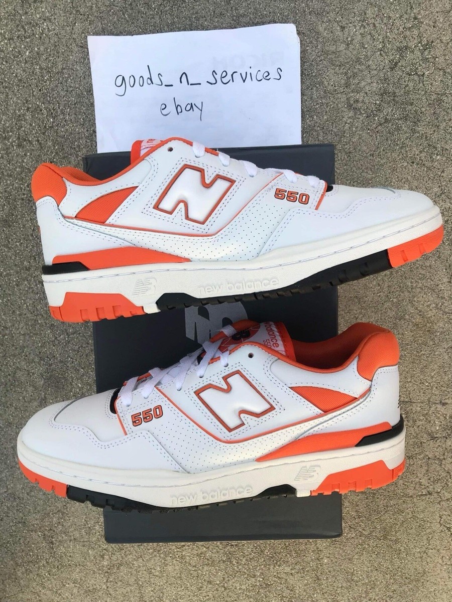 Size New Balance 550 Varsity Orange for sale online