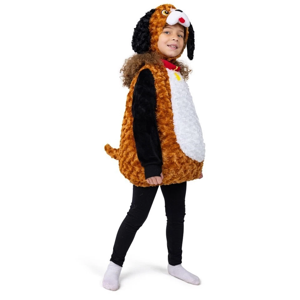 Disfraz de cachorro Dress Up America - Disfraz de perro para niños pequeños - Felpa bebé cachorro ajuste Foto 4 de 4