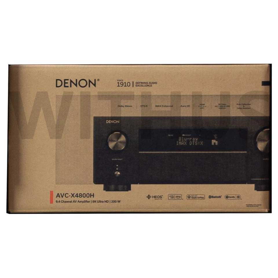 Denon AVC-X4800H 9.4ch 200W 8K AV Amplifier with 3D Audio HEOS® Built-in 220V_ - Image 2 of 3