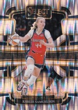 2024 Select WNBA Karlie Samuelson  Flash Prizm #99 Concourse Mystics   PWE