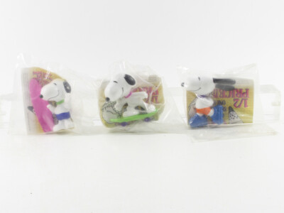 Peanuts Snoopys === 3 x Snoopy Figuren Baskin 31 Robbins in OVP