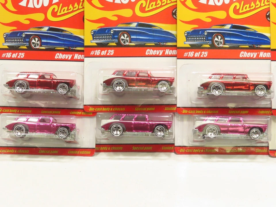 Mattel H7081 12 Hot Wheels Classic Series 1 #16 of 25 Chevy Nomad NIB 8916 - Image 2 of 4