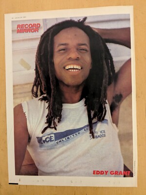 EDDY GRANT Great 1 Page 80s UK Clipping U585