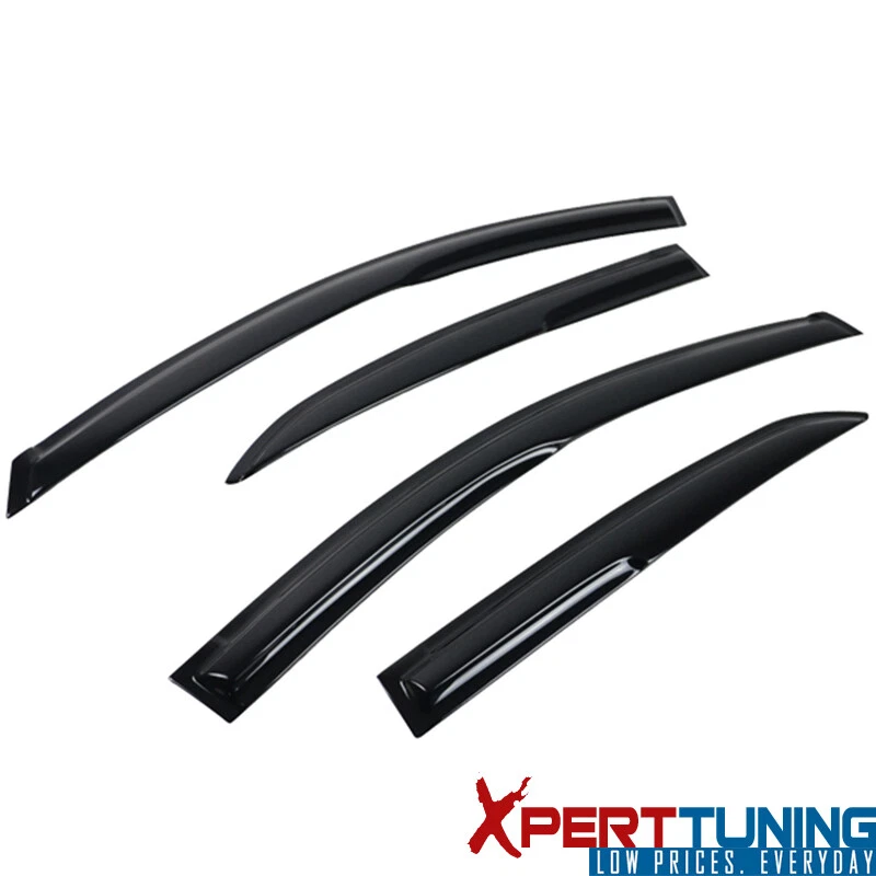 Se adapta a Toyota Corolla Sedán Mugen 14-19 acrílico 4 piezas ventana visera ventilación protector de lluvia Foto 4 de 4