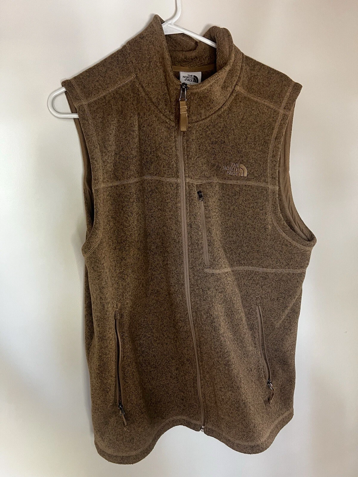 North Face Better Sweater - Vest Size Large - Brown - Fleece