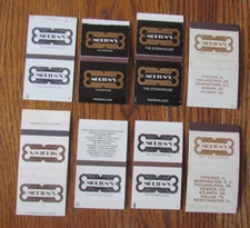 MORTON'S STEAKHOUSE RESTAURANT MATCHBOX COVERS: EMPTY MATCHCOVERS -B18