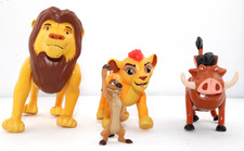 Set of 4 Disney Lion King Simba Pumba Timon Ages 3 Just Play Lion Guard Toy