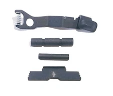 Ghost Gray Extended Slide Stop Release Plus Control Kit For Glock 43 43X 48