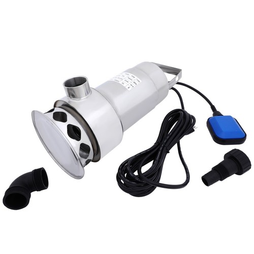4300GPH 1.5HP Submersible Stainless Steel Dirty Water Pump Swimming Pools Drain - Imagen 3 de 7