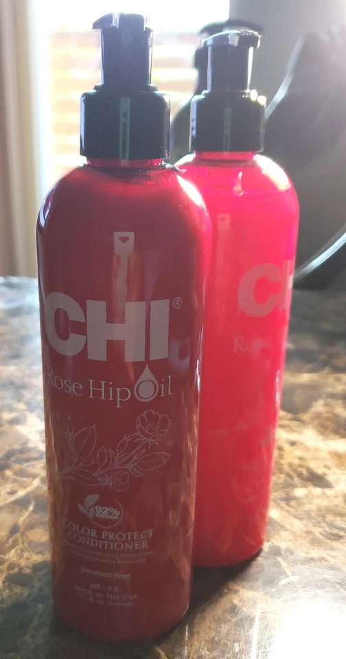 Lot 2 Chi Rose Hip Oil Color Nuture Protecting Conditioner 11.5oz Each - Image 4 of 4