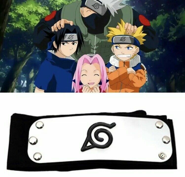 Naruto Kakashi Sasuke Black Leaf Village Ninja Headband Sasuke Uchiha