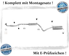 Auspuffanlage Skoda Fabia I Kombi 6Y5 1.4 16V 55 KW Bj.03-04 Auspuff Montagesatz