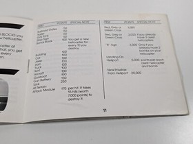 Tiger-Heli - Manual/Instrucciones Original Nintendo NES Solo - Env&iacute;o Combinado