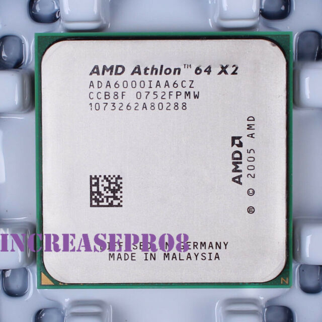 Advanced Micro Devices Athlon 64 X2 6000+ processore 3 GHz ADA6000IAA6CZ CPU AM2 89 w 1000 MHz-