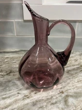 Vintage Blenko 991 Pitcher Designed By Winslow Anderson Mid 1950's