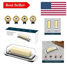 Dishwasher Safe Butter Keeper with Lid - Perfect for Kitchen Countertops