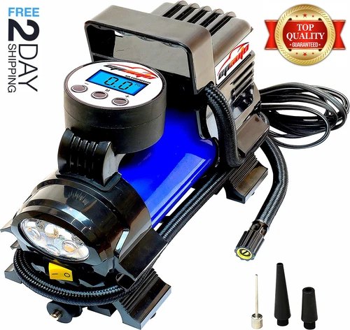 Compresor Aire Bomba De Portatil Para Carro Inflador Autos Llantas Bicicleta