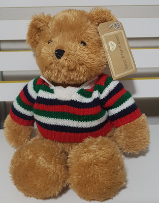Tesco Best Friend Brown Bear Cute Plush Soft Toy 37cm with tags!