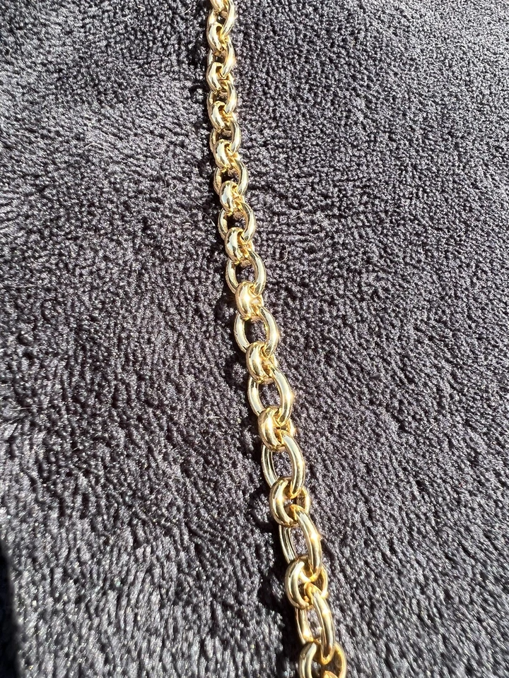 Collar Kate Spade Ajustable 32" Rosa Rubor Naranja Ligeramente Usado Foto 3 de 4