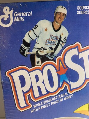 1989 Wayne Gretzky Pro Stars Hockey NHL Cereal Box New Sealed