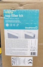 GoodHome Alara White Modular Room divider top panel kit (H)0.18m (W)1.08m (979)