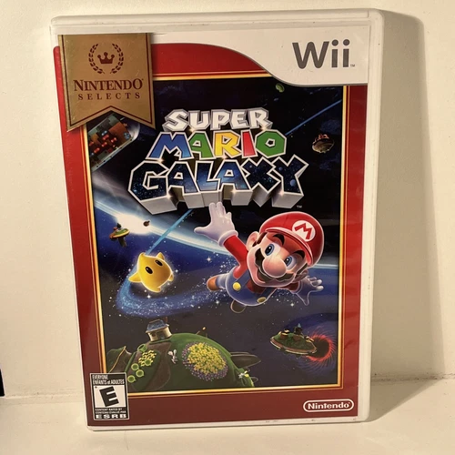 Super Mario Galaxy (Nintendo Wii, 2011) Game And Case Clean Tested