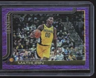 2025 Topps Basketball Purple Holo Foil Bennedict Mathurin #48