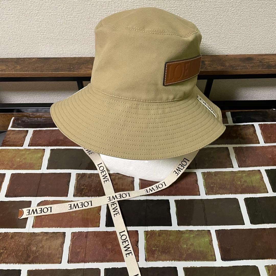 LOEWE Fisherman Hat beige canvas bucket hat | eBay display picture 3