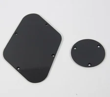 Back Plate & Switch Cavity Cover Fits Epiphone Les Paul, Black