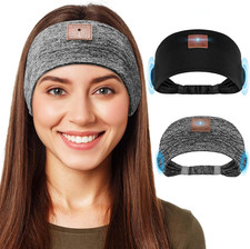 2-Pack Sleeping Headphones, Headband Headphones with Ultra-Thin HD Stereo Speake