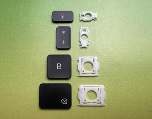 Ersatz-Taste Tasten Apple Magic Keyboard iPad Pro M4 11" Tastatur A2975 schwarz