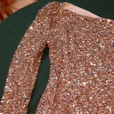 Love & Lemonade sexy one shoulder sequined dress new 