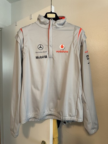 Gilet Collector Mercedes McLaren F1 Vodafone - Champagne, Taille XS (Très Bon état)