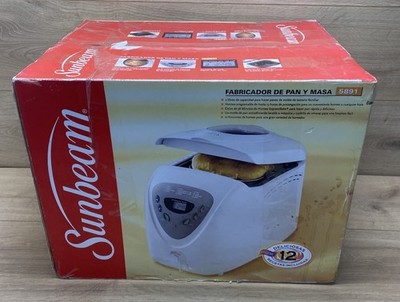 Sunbeam 5891 Bread Maker Machine 2 lb Automatic Bread maker Programmable Tested