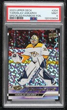 2023-24 Series 1 Young Guns Speckled Foil Yaroslav Askarov #204 PSA 9 MINT 08cx