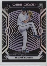 2021 Panini Chronicles Obsidian Electric Etch Purple 53/99 Trevor Rogers 11nq
