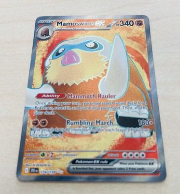 Mamoswine EX English JTG EN 174/159 SV09 Pokemon Journey Together