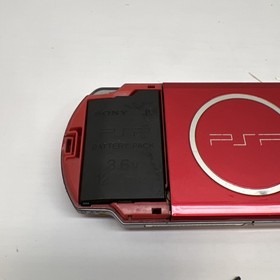 Sony PlayStation PSP 3000 Radiant Red For Parts With Battery, SD Card, & GTA