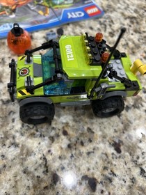 LEGO CITY: 60121 Volcano Exploration Truck Complete W/ Figs Accessories & Manual