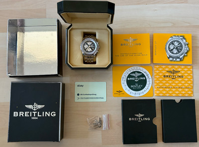 Breitling Bentley GT Chronograph Edelstahl Automatik Herrenuhr Ref. A13362