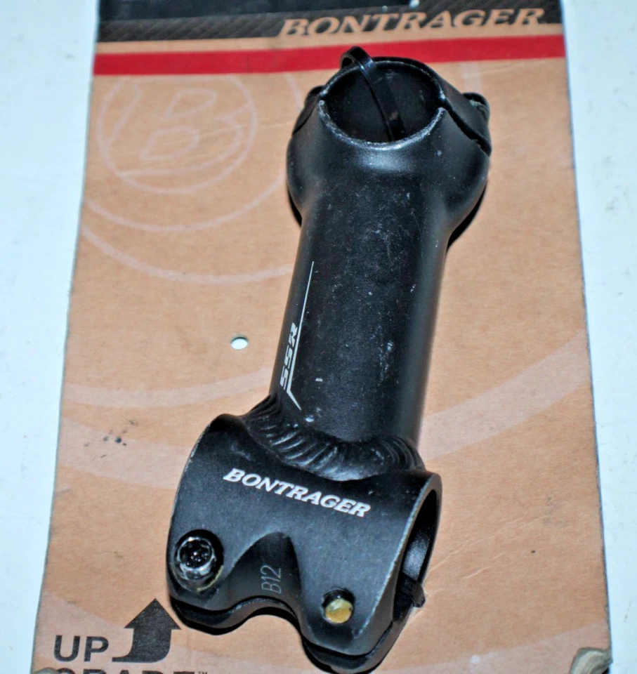 Trek Bontrager SSR 11/8" Threadless Bike Stem Black 100mm 26mm +/-10º OS Clamp ~ - Image 2 of 4