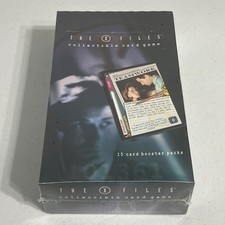 The X-Files CCG Expansion Edition Sealed 36 Pack Booster Box w/ Teamwork Promo