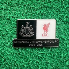 Newcastle United V Liverpool Premier League Match Badge 2025/26 Limited Edition