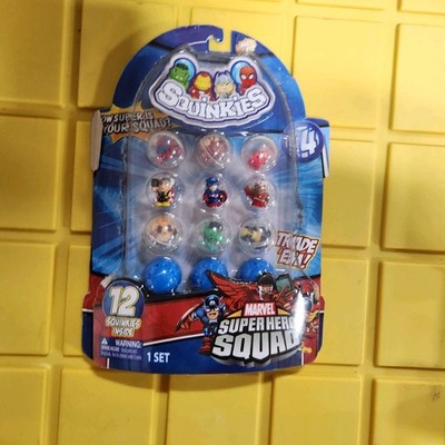 New Marvel Super Hero Squad 10 Pack Squinkies Movie Edition Blip Toys H4