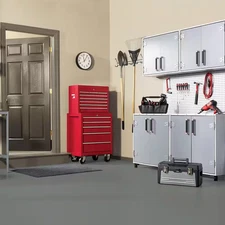 5 Gal. Slate Gray Self-Priming 1-Part Epoxy Satin Interior/Exterior Concrete ...