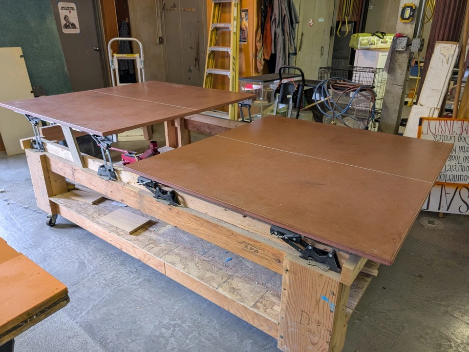 Mesa de trabajo/ping pong de hormigón. Mesa de salida. Interior o exterior Foto 3 de 3