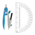 Compass and Protractor Set 2 Piece Math Tools